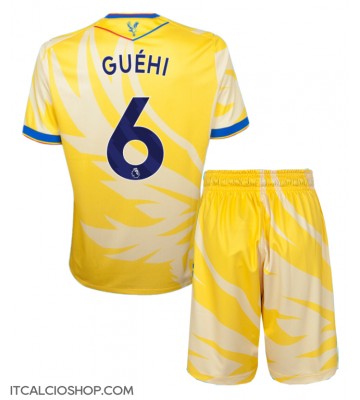 Crystal Palace Marc Guehi #6 Seconda Maglia Bambino 2024-25 Manica Corta (+ Pantaloni corti)